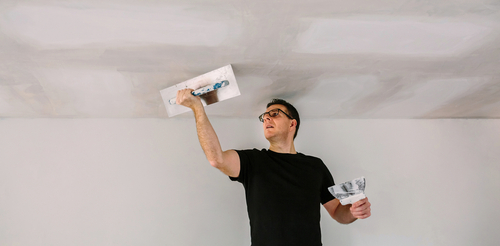 remove popcorn ceilings and flatten stucco ceilings