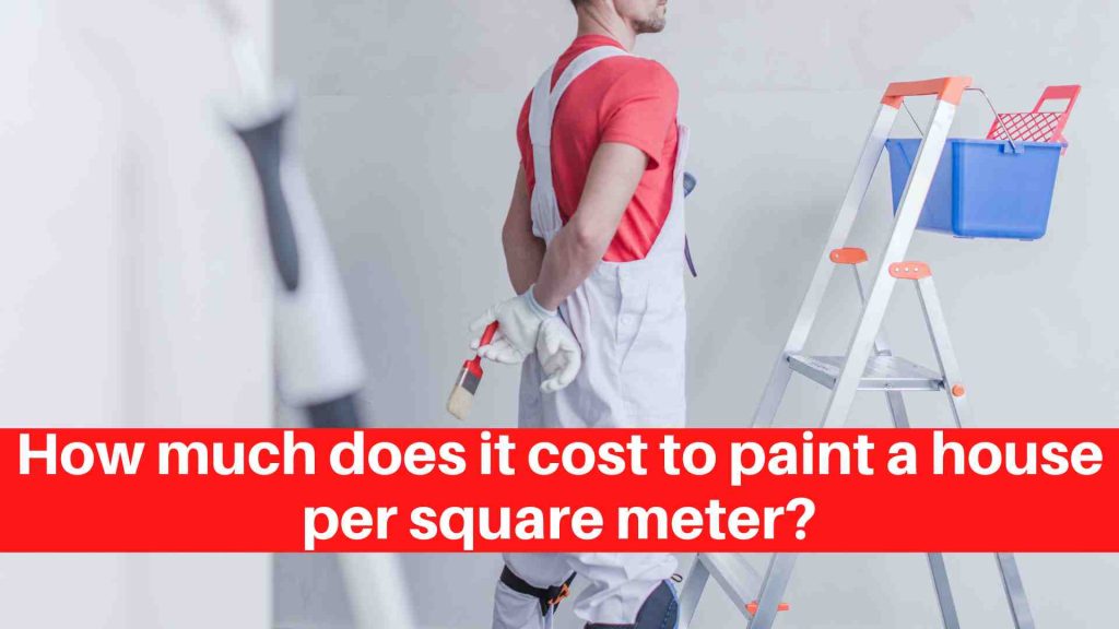 How much does it cost to paint a house per square meter